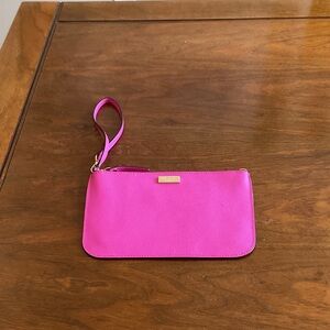 Kate Spade Fuchsia Leather Wristlet